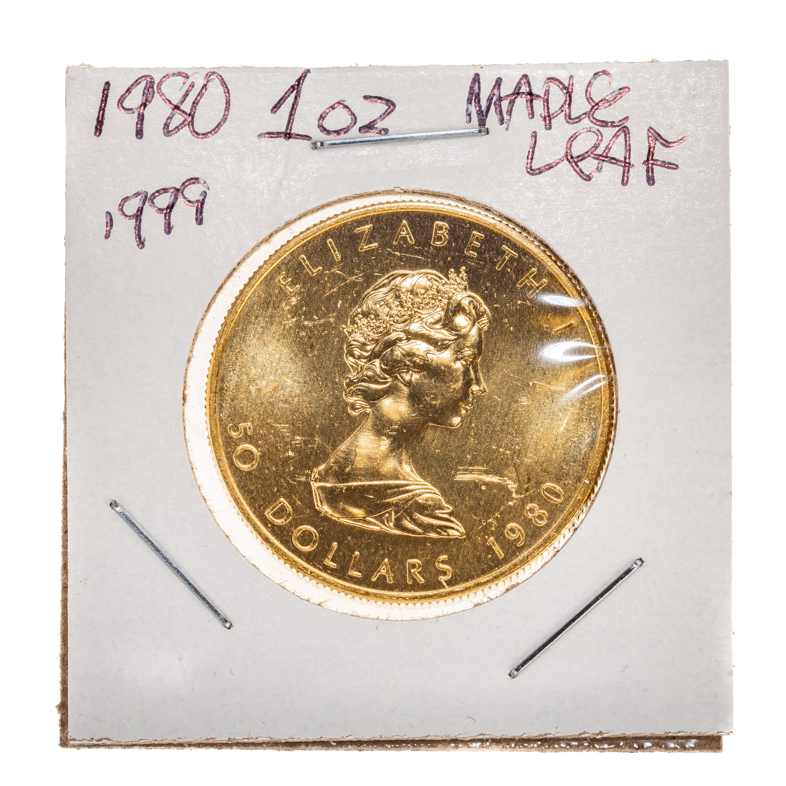 Appraisal: OZ CANADIAN GOLD MAPLE LEAF BU