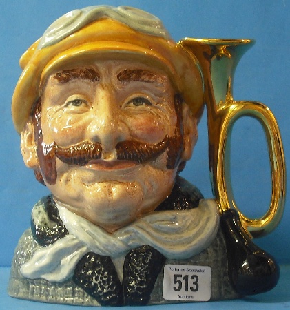 Appraisal: Royal Doulton Large Character Jug Veteran Motorist D with Golden