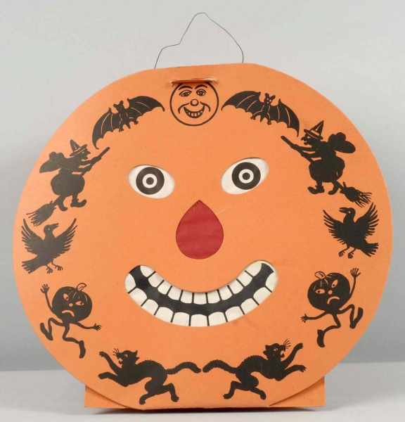 Appraisal: Cardboard Beistle -Faced Jack-O-Lantern Description German Pictured on page of