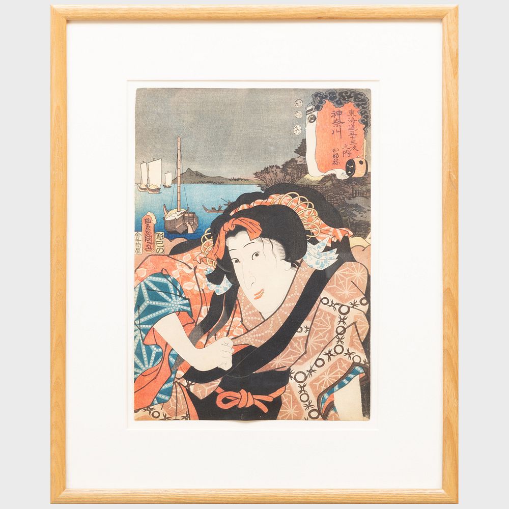 Appraisal: Utagawa Kunisada - The Actor Iwai Hanshiro VIII as Ofune