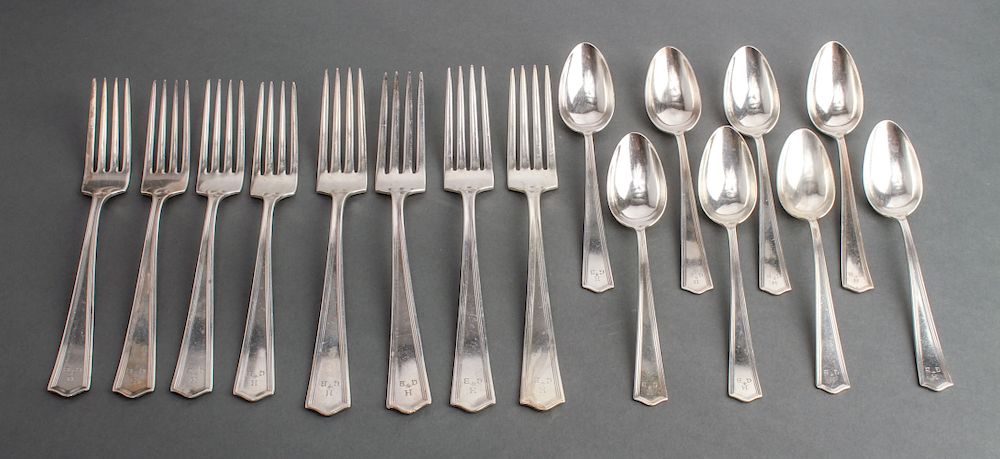 Appraisal: International Silver Co Sterling Flatware Set Set of International Silver