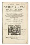 Appraisal: JESUITS Ribadeneira Pedro de S J Bibliotheca scriptorum Societatis Jesu