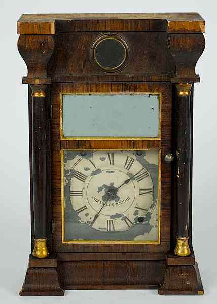 Appraisal: Moser Flotron Clock American an eight day spring driven clock