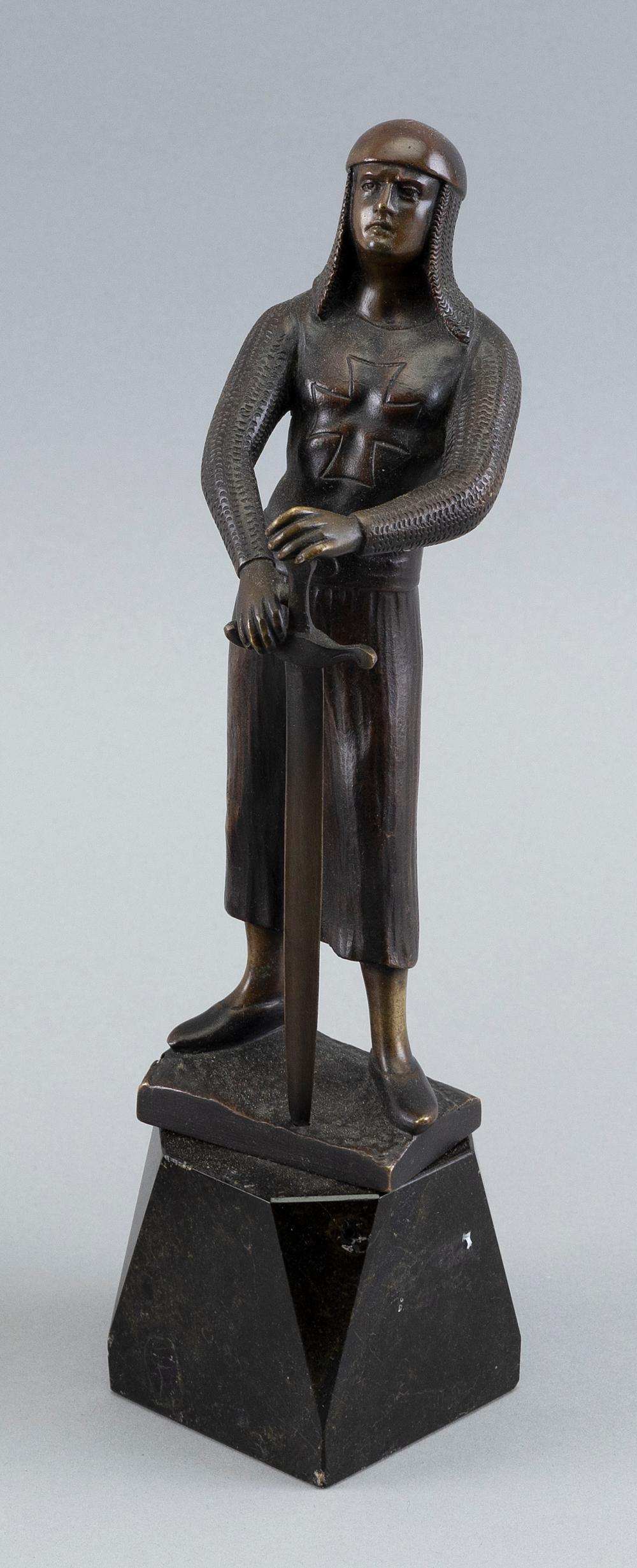 Appraisal: ALFRED MORET GERMANY - LE CROISET BRONZE HEIGHT ALFRED MORET