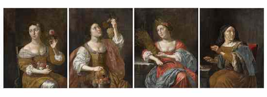 Appraisal: Jan van Bylert Dutch circa - Four Seasons a group