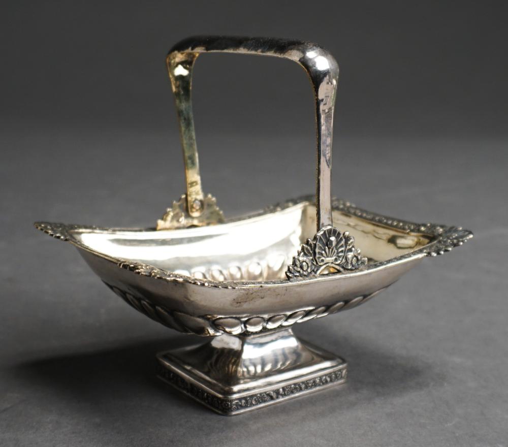 Appraisal: IMPERIAL RUSSIAN GILT -SILVER SUGAR BASKET OZTImperial Russian Gilt -Silver