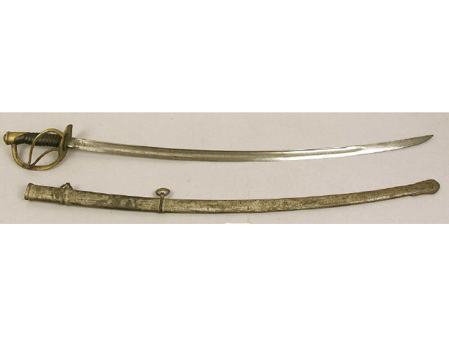 Appraisal: US Model cavalry sword Mansfield Lamb marked blade also marked