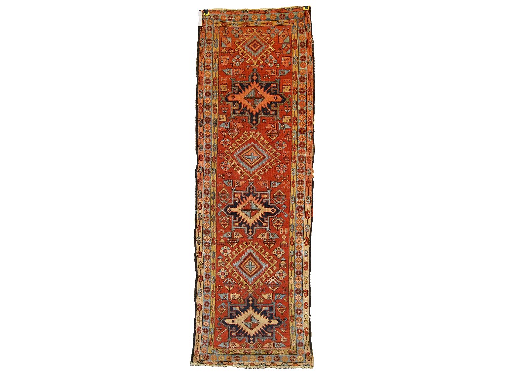 Appraisal: Persian Karabhan small runner circa