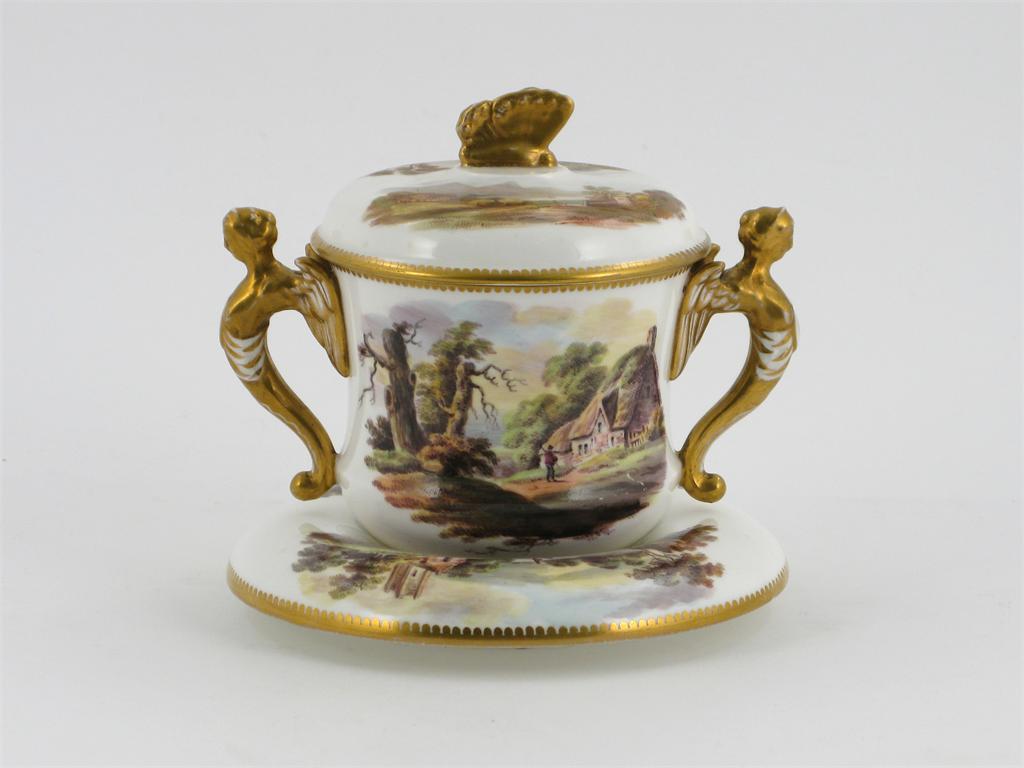 Appraisal: A Spode two-handled cabinet cup