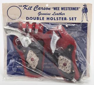 Appraisal: Kit Carson Wee Westerner Double Holster Cap Gun Set Kit