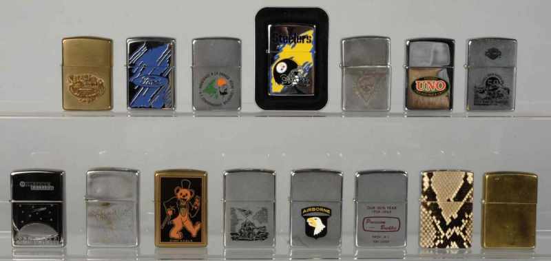 Appraisal: Lot of Zippo Lighters Condition Excellent Size Each - T