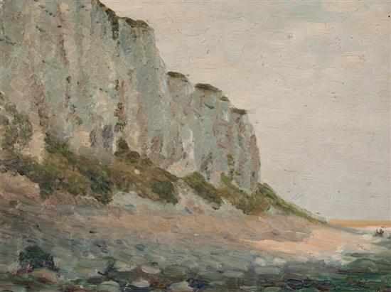 Appraisal: Wiltrud Walter British th century ''Dover Cliffs'' oil on board