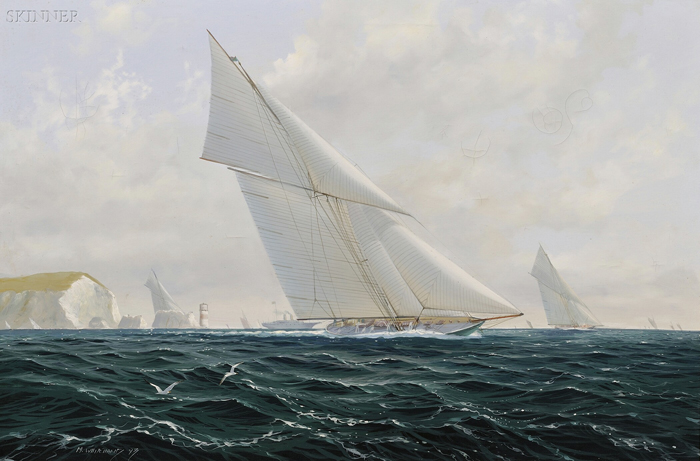 Appraisal: Michael J Whitehand British b Shamrock Britannia and Lulworth Racing