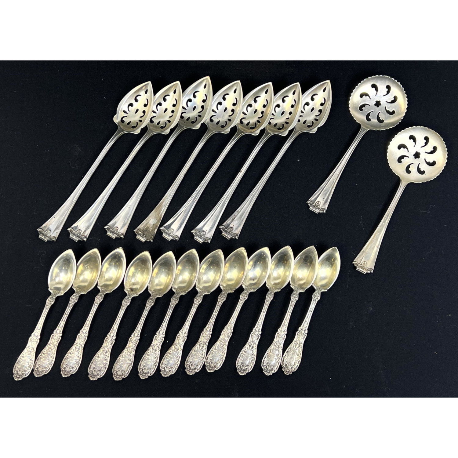 Appraisal: pcs Sterling Flatware Dimensions H inches Weight Troy ozs ---