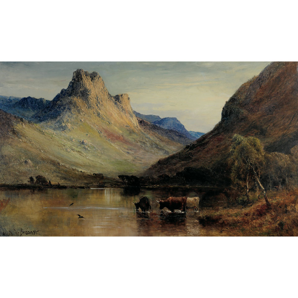 Appraisal: Alfred De Breanski Snr - British ULSWATER Oil on canvas