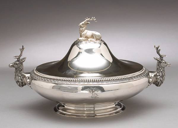 Appraisal: A silver entree dish with coverVanderslice amp Co San Francisco