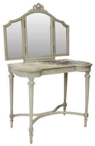 Appraisal: French Louis XVI style vanity dressing table early th c