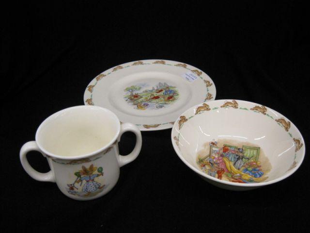 Appraisal: pc Royal Doulton Bunnykins Infant Feeding Set bowl plate mug