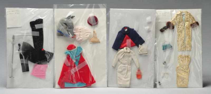 Appraisal: Lot of Early s Barbie Doll Outfits Description This lot