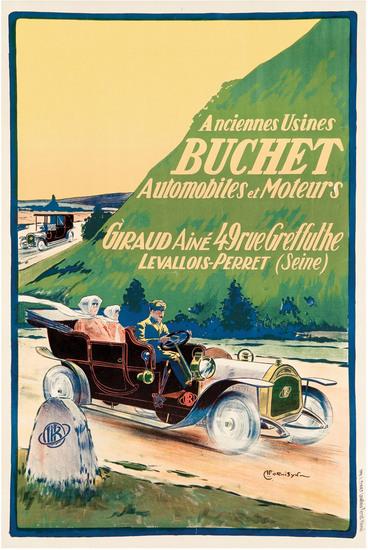 Appraisal: FORMISYN A BUCHET AUTOMOBILES lithograph in colors c condition B-