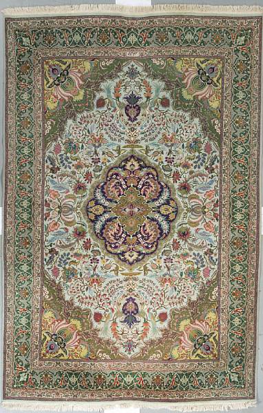 Appraisal: A Tabriz carpet size approximately ft x ft