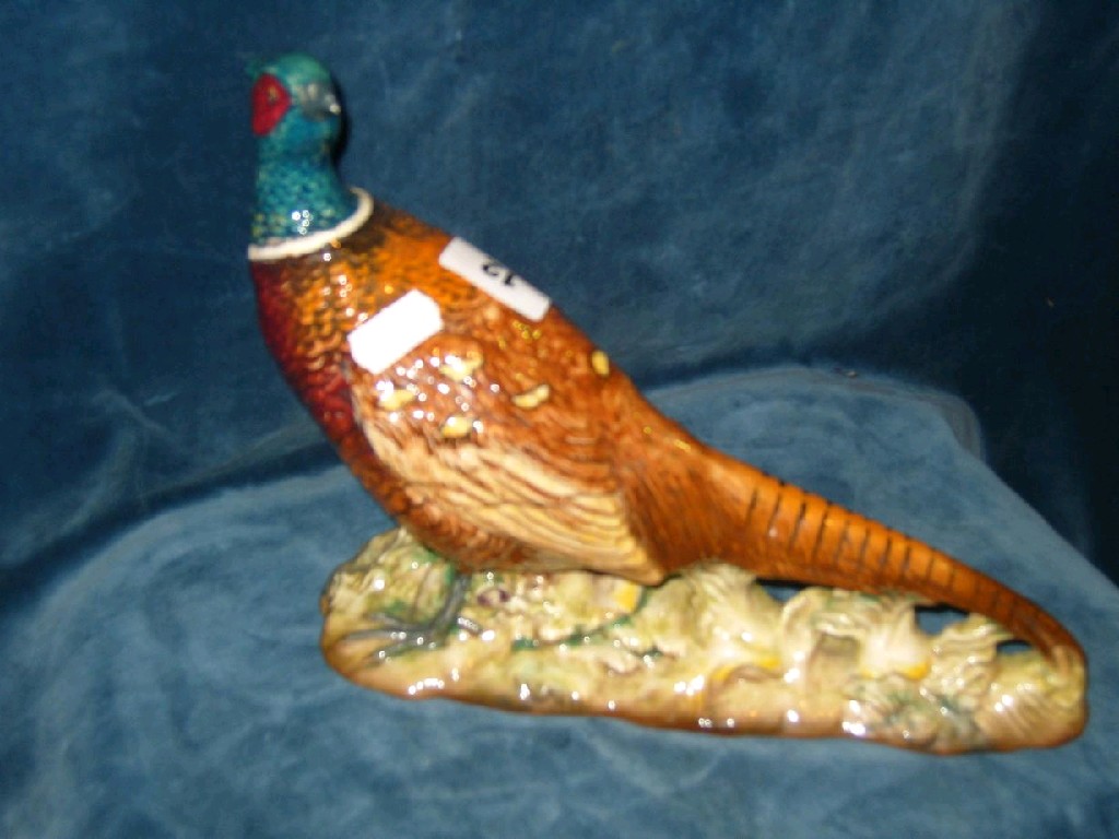 Appraisal: A Beswick model of a standing pheasant with impressed mark