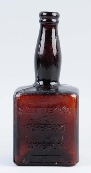 Appraisal: Mount Vernon Pure Rye Whiskey Amber Bottle This nice early