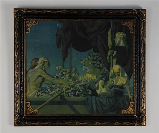 Appraisal: Maxfield Parrish Print Cleopatra large size x framed