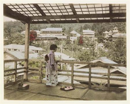 Appraisal: Japan South-East Asia A album of tinted albumen prints of