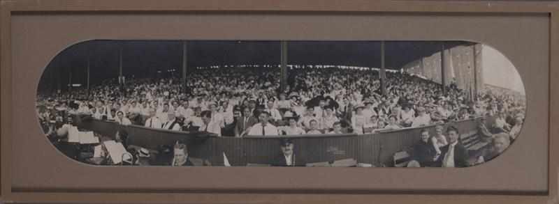 Appraisal: STACY BROOKLYN OPENING DAY AT EBBETS FIELD Silver print Provenance