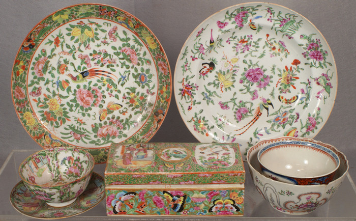 Appraisal: Chinese Export porcelain lot of to include a Rose Medallion