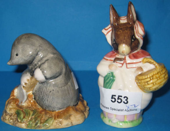 Appraisal: Beswick Beatrix Potter Figures Diggery Diggery Delvit and Mrs Rabbi