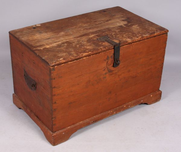 Appraisal: th- th Century Bucks County PA blanket box h x