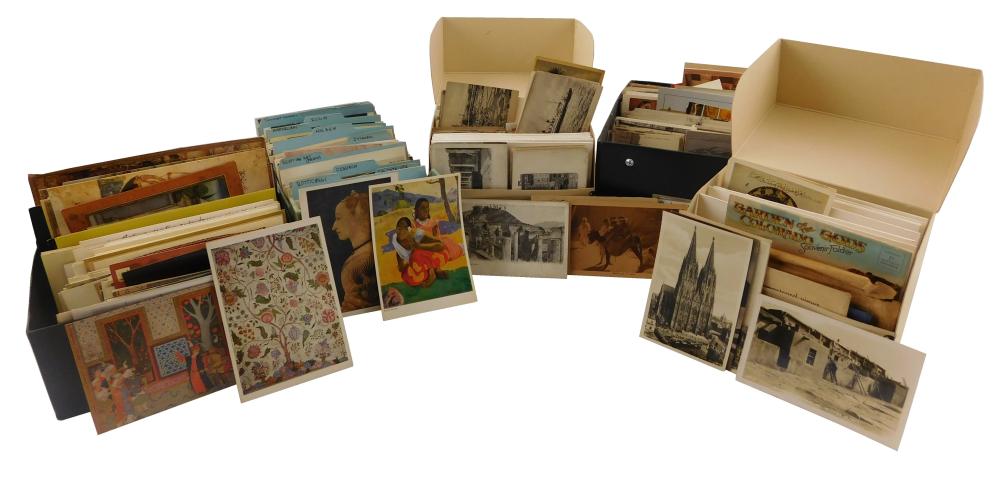 Appraisal: POSTCARDS A life long accumulation of vintage and post WWII