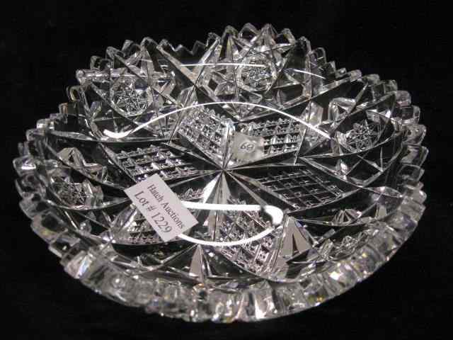 Appraisal: Hawkes Cut Glass Dish brilliant period signed '' flakes