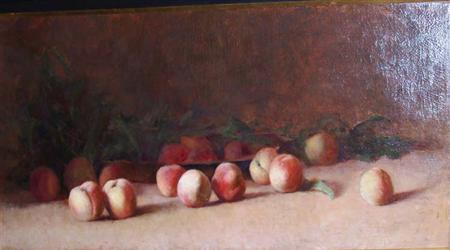 Appraisal: American School th th Century Peaches Estimate -