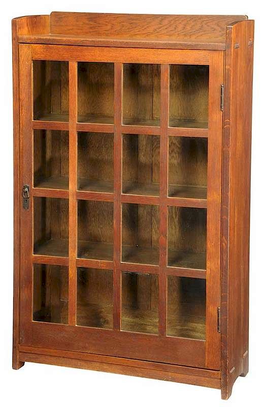 Appraisal: Stickley Craftsman One Door Bookcase New York early th century