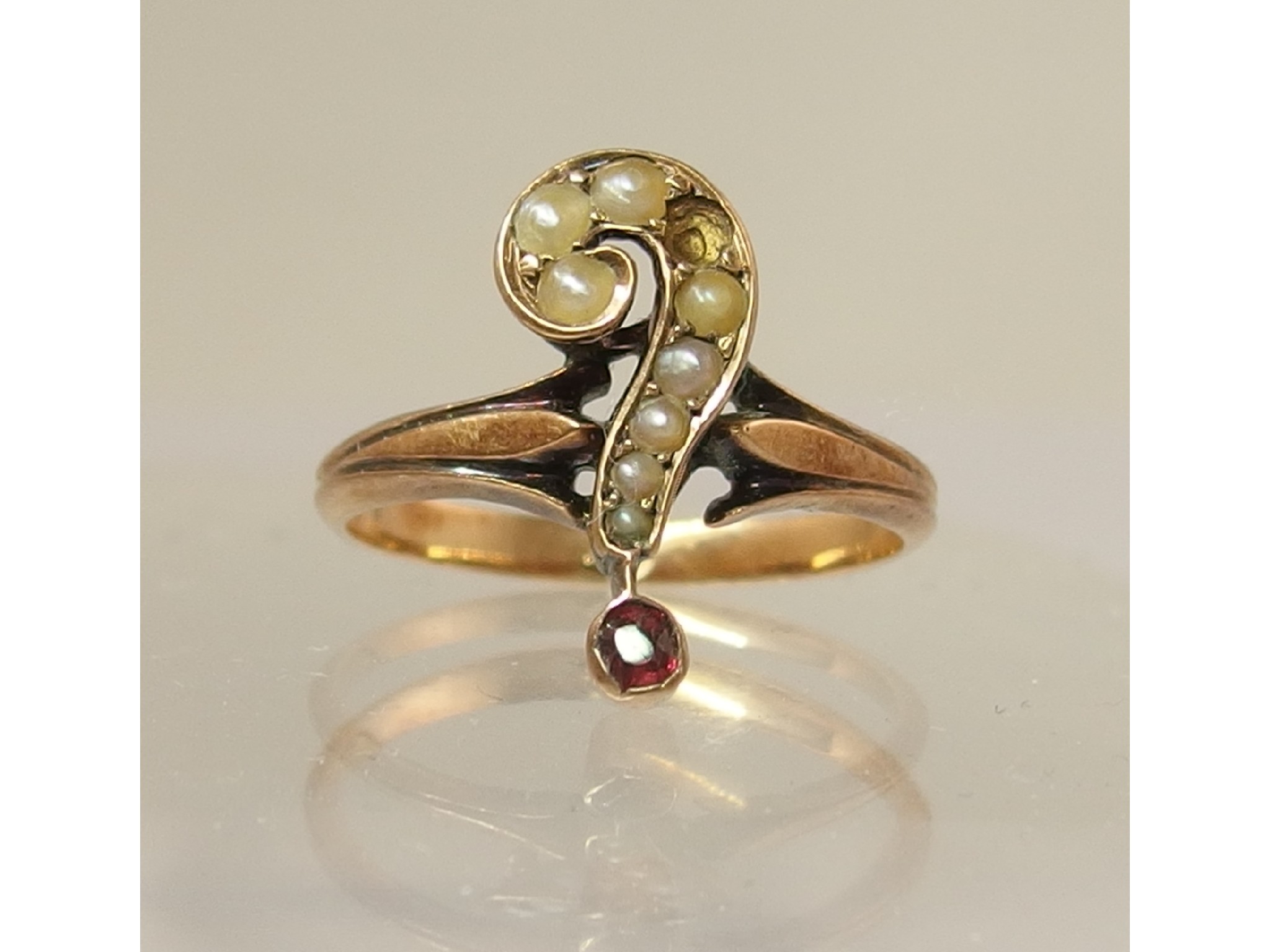 Appraisal: An interesting ring in the shape of a question mark