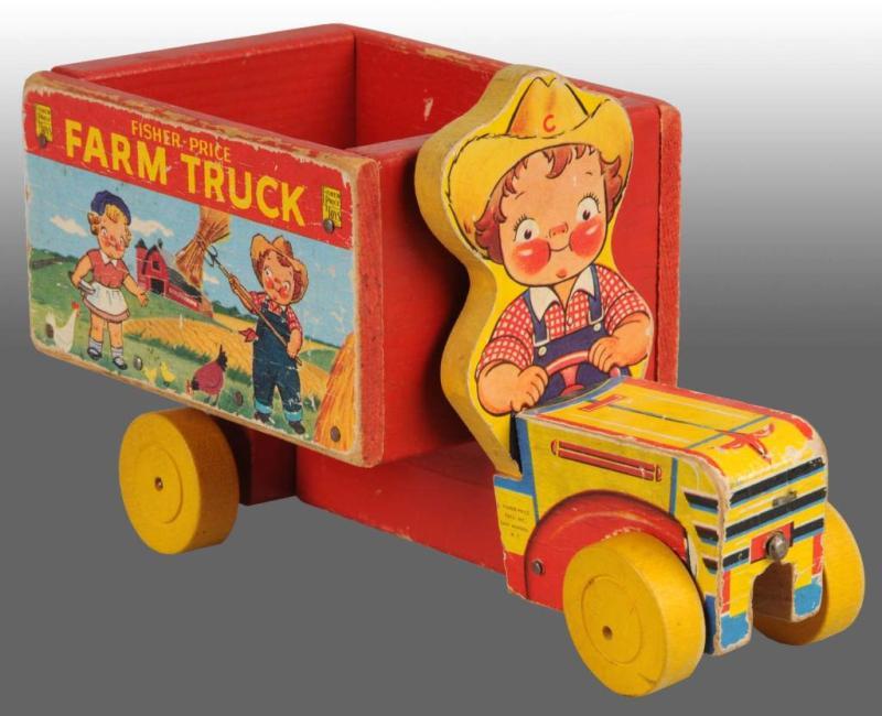 Appraisal: Fisher Price No Campbell Kids Farm Truck Toy Description American