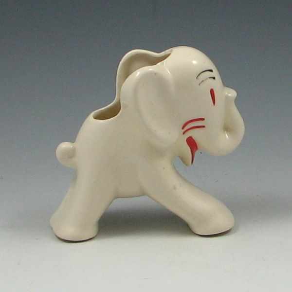 Appraisal: Hull early novelty elephant planter Unmarked Excellent condition '' tall