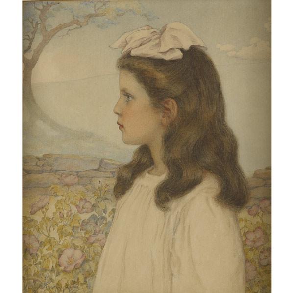 Appraisal: MARGUERITE DOWNING SAVAGE American - Untitled Portrait of a Young