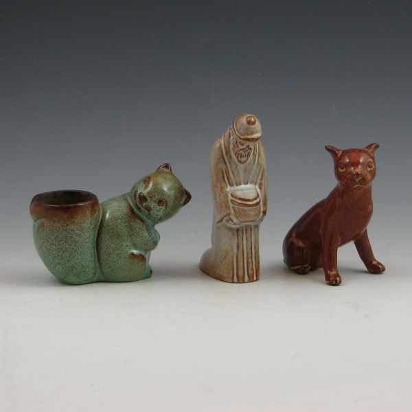 Appraisal: Group of three pieces of Nicodemus including a squirrel Boston