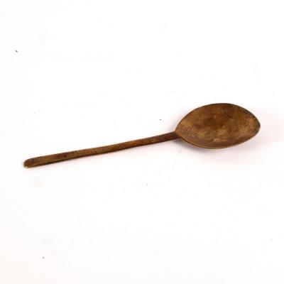 Appraisal: A th Century brass slip top spoon marked to bowl