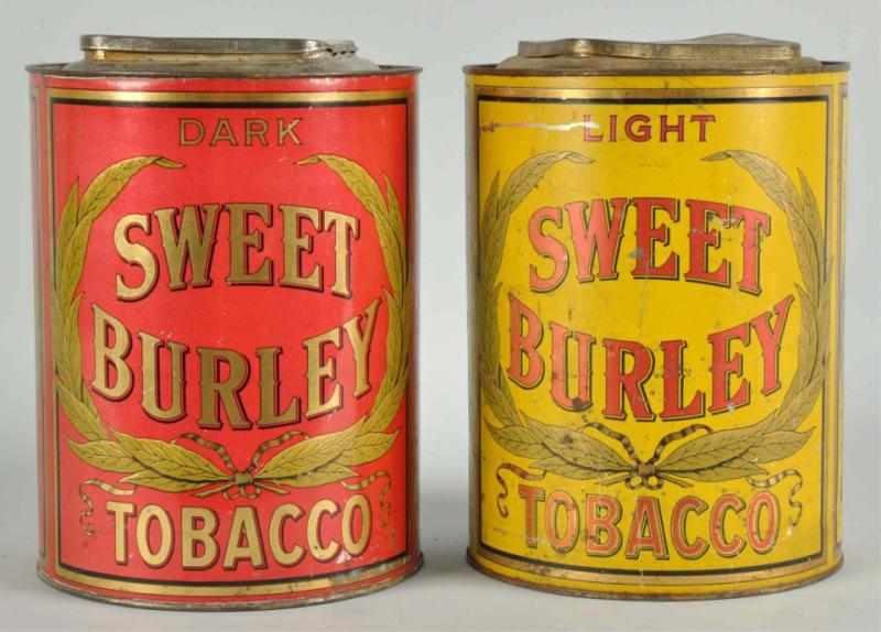 Appraisal: Lot of Sweet Burley Tobacco Tins Description Includes one in