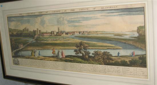 Appraisal: th century print 'The North West prospect of the City