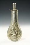 Appraisal: POWDER FLASK - th c gentleman's hunting flask adjustable measure