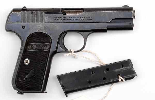 Appraisal: Colt Model Pocket Pistol cal '' barrel S N Blue