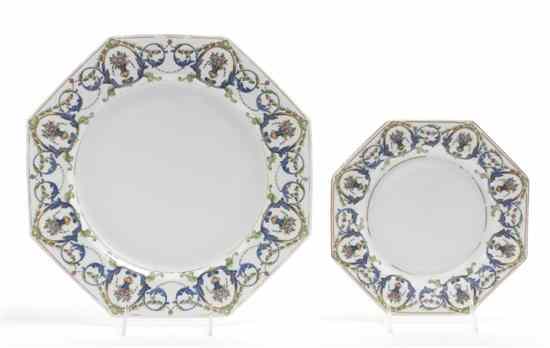 Appraisal: A Rosenthal Porcelain Partial Dessert Service comprising five plates and