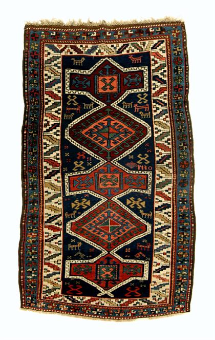 Appraisal: Kazak rug southwest caucasus probably armenian dated ft in x