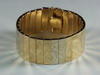 Appraisal: BRACELET - K MULTI-COLOR GOLD LINK BRACELET WITH ENGRAVED SCROLL